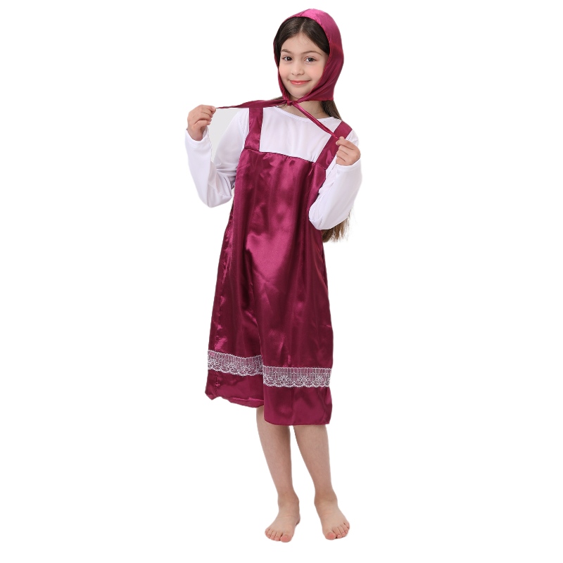 Leanaí Fancy Fay Fairy Tale Carachtar Cosplay Masa Costume Red Riding Hood Costumes