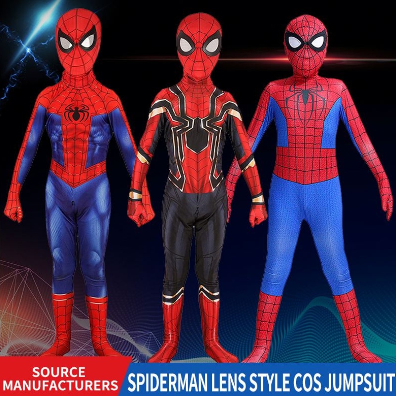 Soláthraithe Éadaí Oíche Shamhna Mórdhíola Spider-Man éadaí Bodysuit Cosplay Gúna Éadaí Páirtí