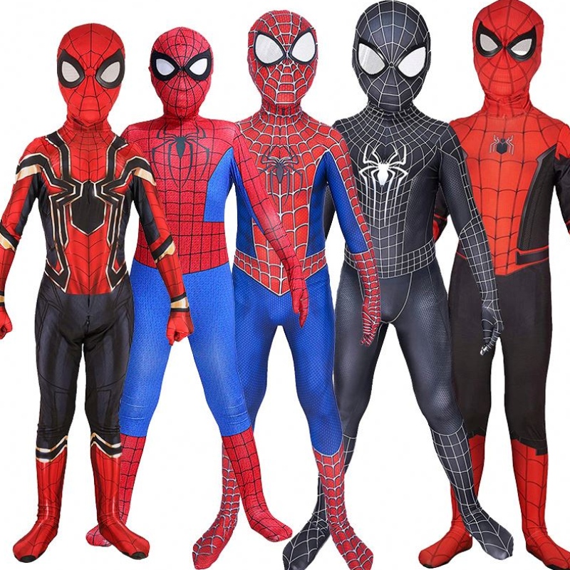 Soláthraithe Éadaí Oíche Shamhna Mórdhíola Spider-Man éadaí Bodysuit Cosplay Gúna Éadaí Páirtí