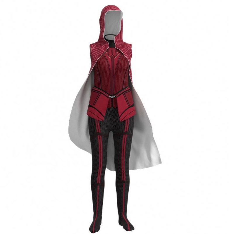 Teilifís tenmovie cultacha do dhaoine fásta cultacha Oíche Shamhna Cosplay Wanda Vision Wanda Scarlet Costumes Witch