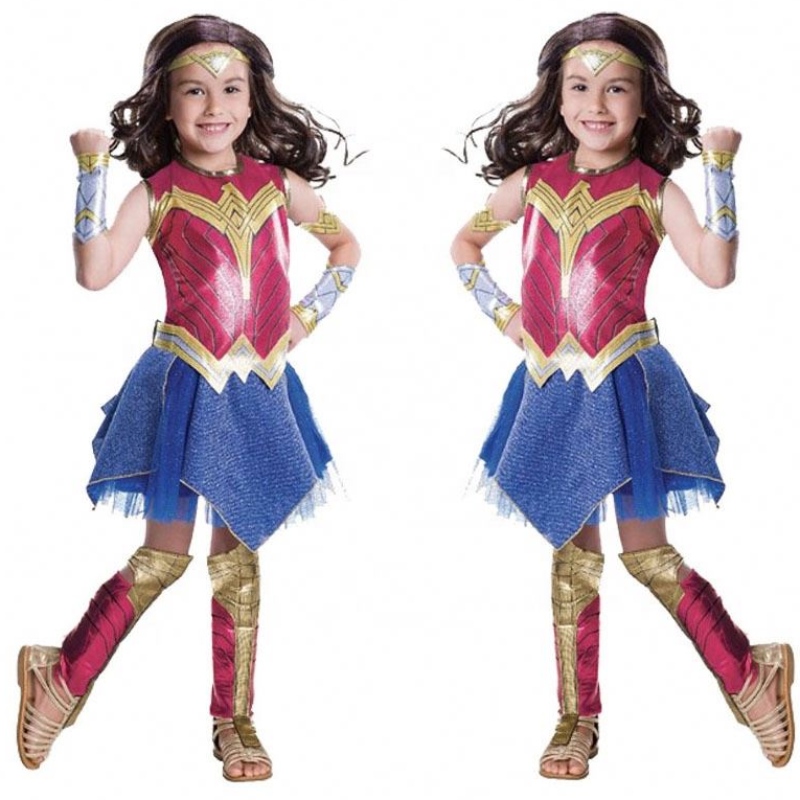 Costumes Dearadh Nua Leanaí Kids Costumes Superhero Costumes Wonder Woman Costumes Cosplay do Chailíní