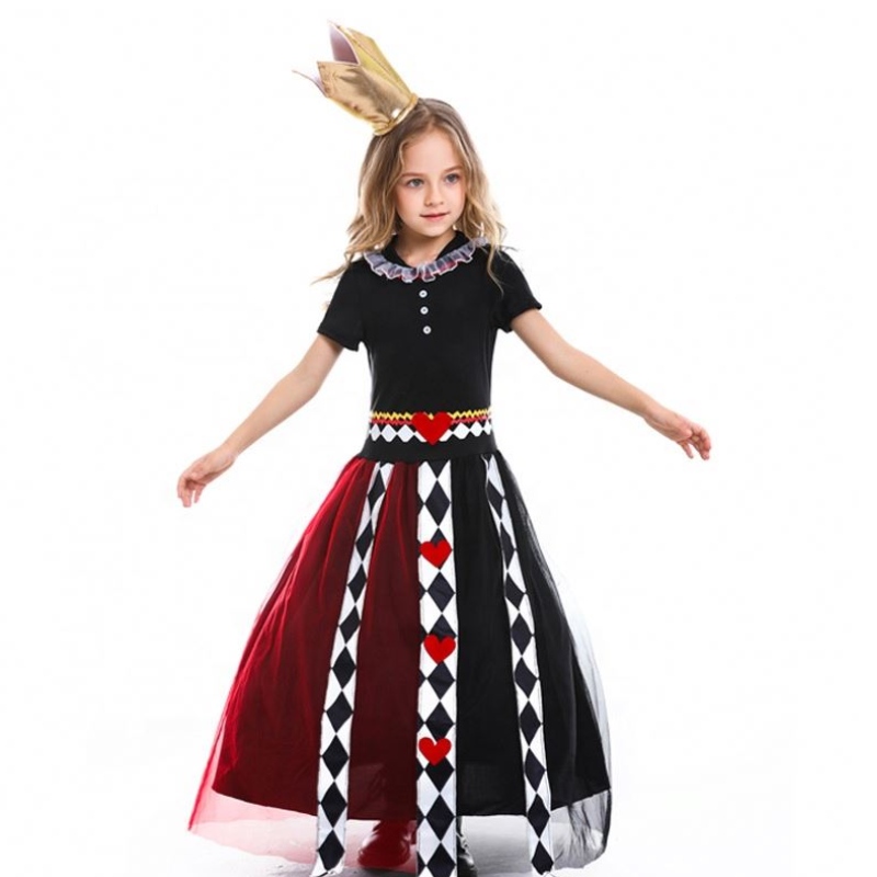 Leanaí Hot Oíche Shamhna Costais Scannáin Cailíní Eachtraí Alice i Wonderland An Éadaí Ruana Banríona