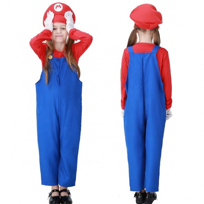 Cosplay Hot Oíche Shamhna Louis Cluiche Cluiche Costumes Pluiméir Pluiméir Leanaí Leanaí Super Mario Bros Costumes