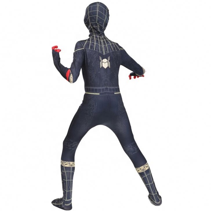 Fancy Jumpsuit Aosach agus Leanaí Oíche Shamhna Cosplay Cosplay Bodysuit Dearg Dubh Spandex 3D Éadaí Clóbhuailte Spider Man Spiderman éadaí Spiderman