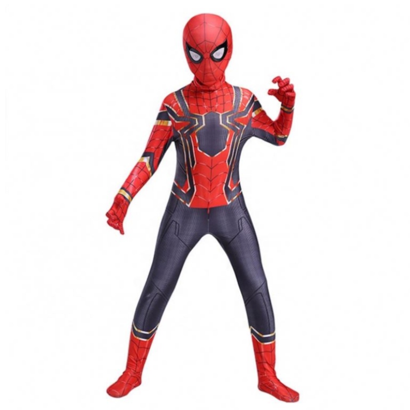 Éadaí Cosplay Spiderman Dearg Spiderman do Leanaí Socraíonn éadaí Spider Man Suit