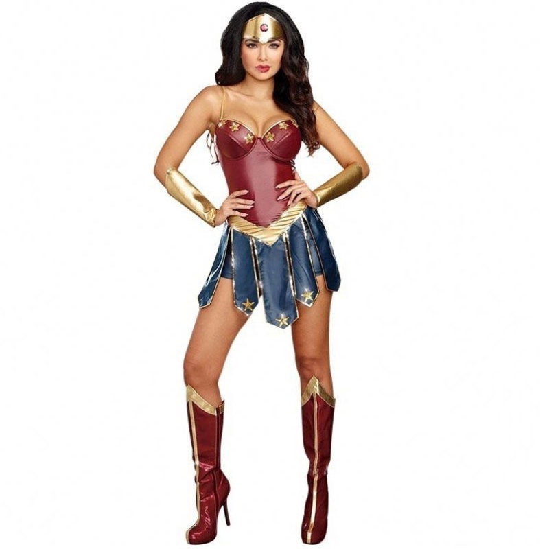 2021 Páirtí SEXY Wonder Woman éadaí Oíche Shamhna do Dhaoine Fásta