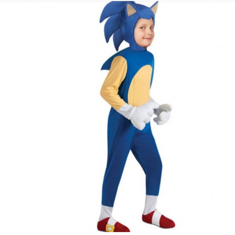 Sonic Oíche Shamhna Leanaí Sonic Sonic An Cartoon Hedgehog Cartoon Sonic Boy Cosplay Cluiche Éadaí Feidhmíochta