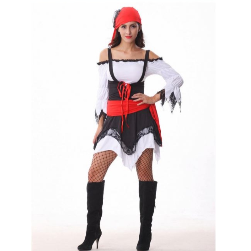 Gúna cóisir Oíche Shamhna éadaí cosplay aonfhoirmeach pirate sexy