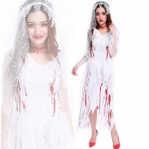 Mná Costais Oíche Shamhna Horror Cos Skull Skull Fola Zombie Bride Death Death