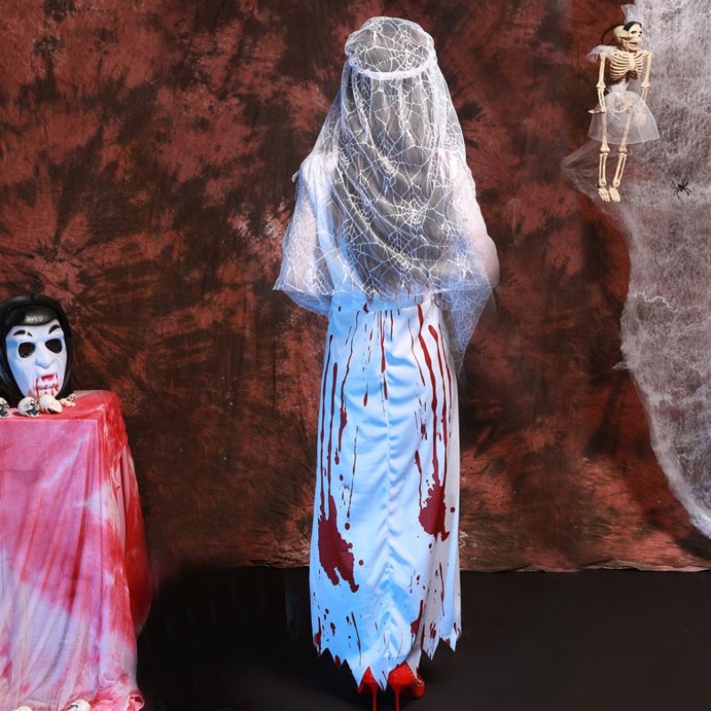 Mná Costais Oíche Shamhna Horror Cos Skull Skull Fola Zombie Bride Death Death