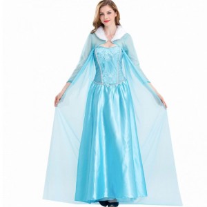 2022 Éadaí Éadaí Éadaí do Mhná Fásta Disguise Sneachta Queen Banríon Elsa Éadaí do Dhaoine Fásta HCGD-056