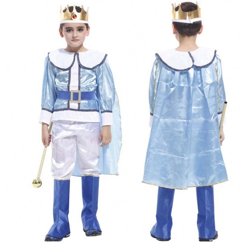 Oíche Shamhna Cosplay Cosplay Outfits Páirtí Maisiúil Gúna Suas Buachaillí Buachaillí Buachaillí Prionsa Medieval King King Éadaí HCBC-022