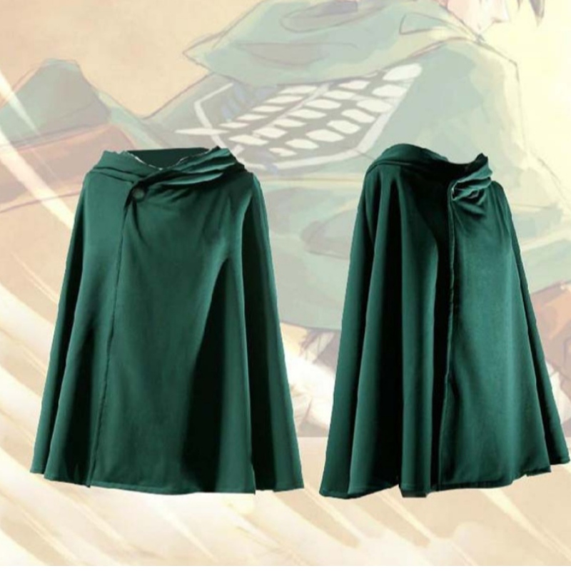 Éadaí Cosplay Anime Seapáinis Hoodie Cosplay Complame Green Rinn Mens ionsaí éadaí ar Ti-tan