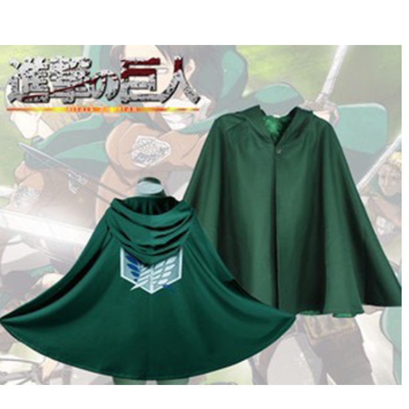 Éadaí Cosplay Anime Seapáinis Hoodie Cosplay Complame Green Rinn Mens ionsaí éadaí ar Ti-tan