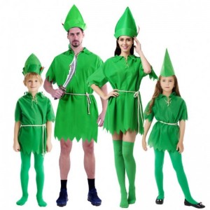 Cosplay Éadaí Oíche Shamhna Páirtí Téama ag imirt éadaí tuismitheora-linbh Peter Pan