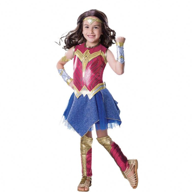 Wonder Girl éadaí Leanaí gléasta suas éadaí Oíche Shamhna Cosplay Superhero Cosplay dona páistí