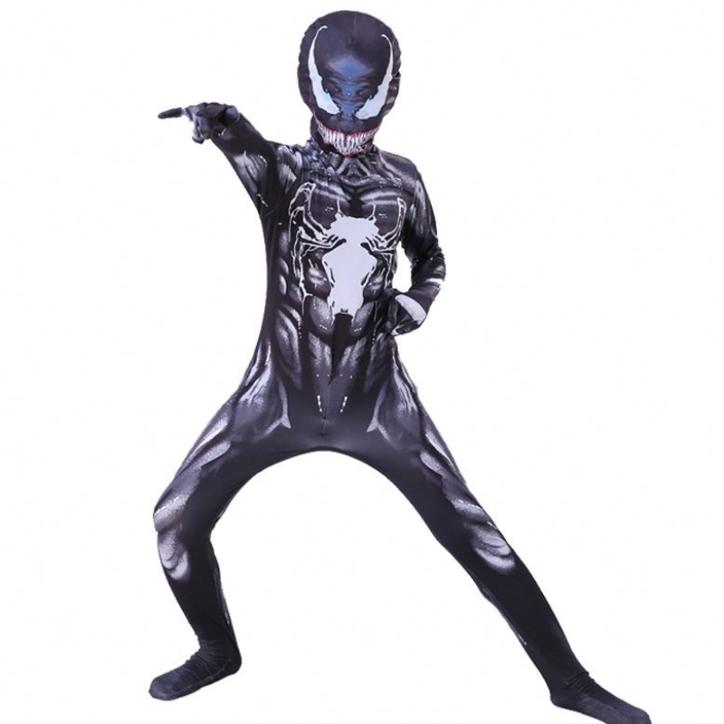 Dearadh Nua Éadaí do Dhaoine Fásta Dearadh do Dhaoine Fásta Tá Buachaillí Jumpsuit Buachaillí Symbiote Spiderman Costumes Superheros Cosplay Costas Oíche Shamhna