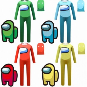 2PCS Anime Costumes Cosplay Cosplay for Kids Boys Girls Girls Jumpsuitnmask Oíche Shamhna