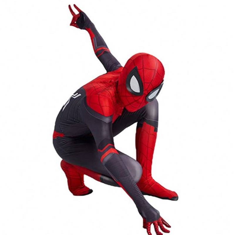 Spiderman Costume Bodysuit for Kids Spandex Zentai Cosplay Oíche Shamhna Jumpsuit 3D Stíl