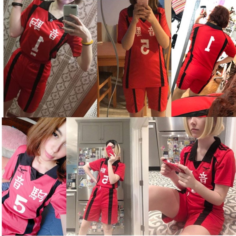 Aosach Haikyuu Nekoma High School N5 1 Kenma Kenma Kozume Kuroo Tetsuro Cosplay Haikiyu Volley Ball Foireann Jersey Sportswear éide
