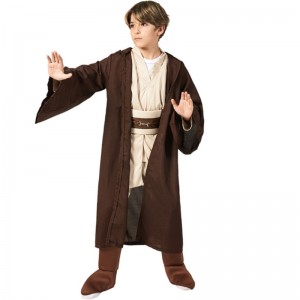 Classic Child Leanaí Clasaiceach Jedi Robe Éadaí Cosplay Oíche Shamhna do Pháistí