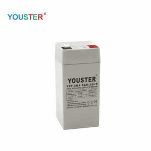 VRLA AGM aku väike kodus kasutatav aku 4v5.0ah Plihappe aku