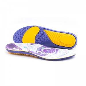 Insole ócáideach PU (corcra)