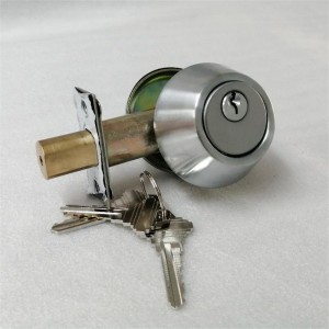 3502 Alloy since Alloy Ard-Ghrád Sorcóir Aonair Deadbolt Lock-Satin Nicil, Comhaimseartha Comhaimseartha Babhta Deadbolt Doras Glas Knob Knob