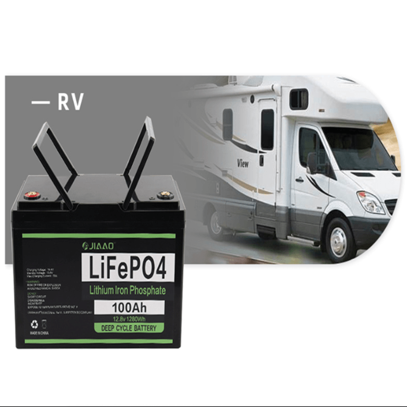 LiFePO4 bateria 12V 100Ah liitiumraua aku kerge kaal 12 v 100 ah LiFePO4 Aku pikk tsükli eluiga rv-laagrile