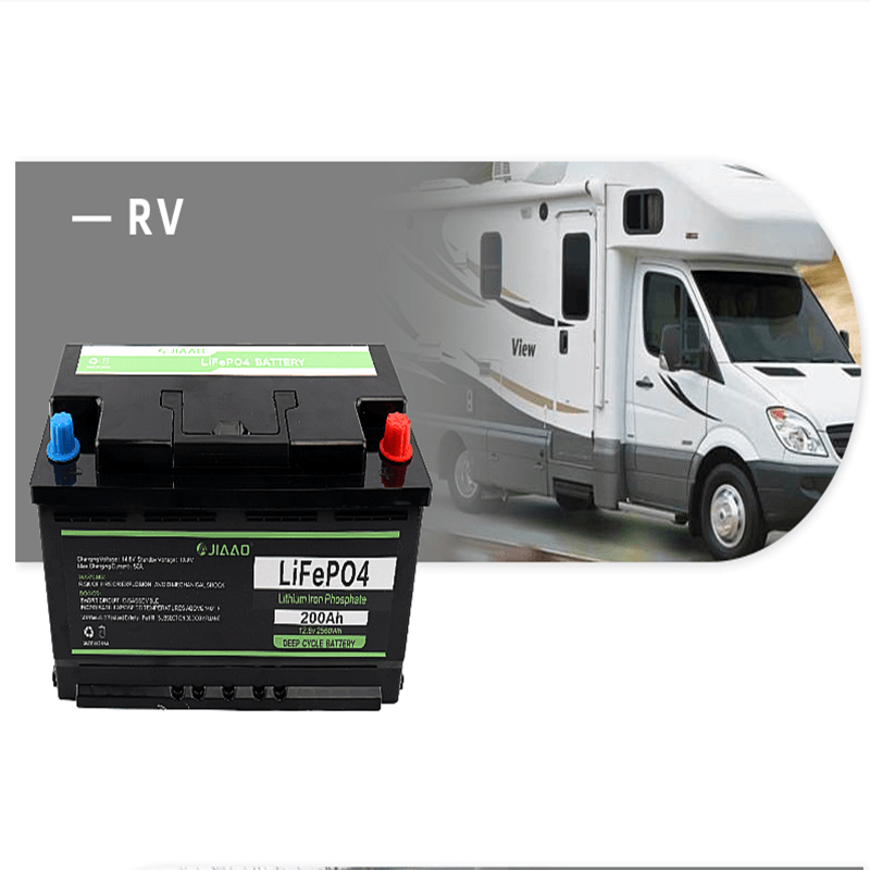 LiFePO4 bateria 12V 200Ah liitiumraua aku kerge kaal 12 v 200 ah LiFePO4 Aku pikk tsükli eluiga rv-laagrile