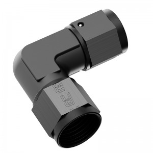 Naine naisele 90 kraadi pöörlev haakeseade paigaldusadapter Union Anodeeritud alumiinium