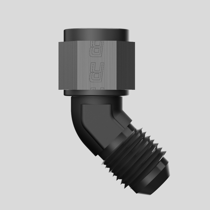 60 kraadi emane 3/8 NPT mees pöörlev adapter paigaldamine alumiiniumist