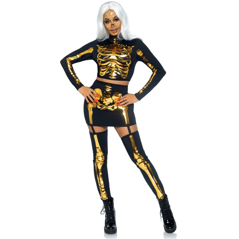 GOLDEN SKELETON COSTUME