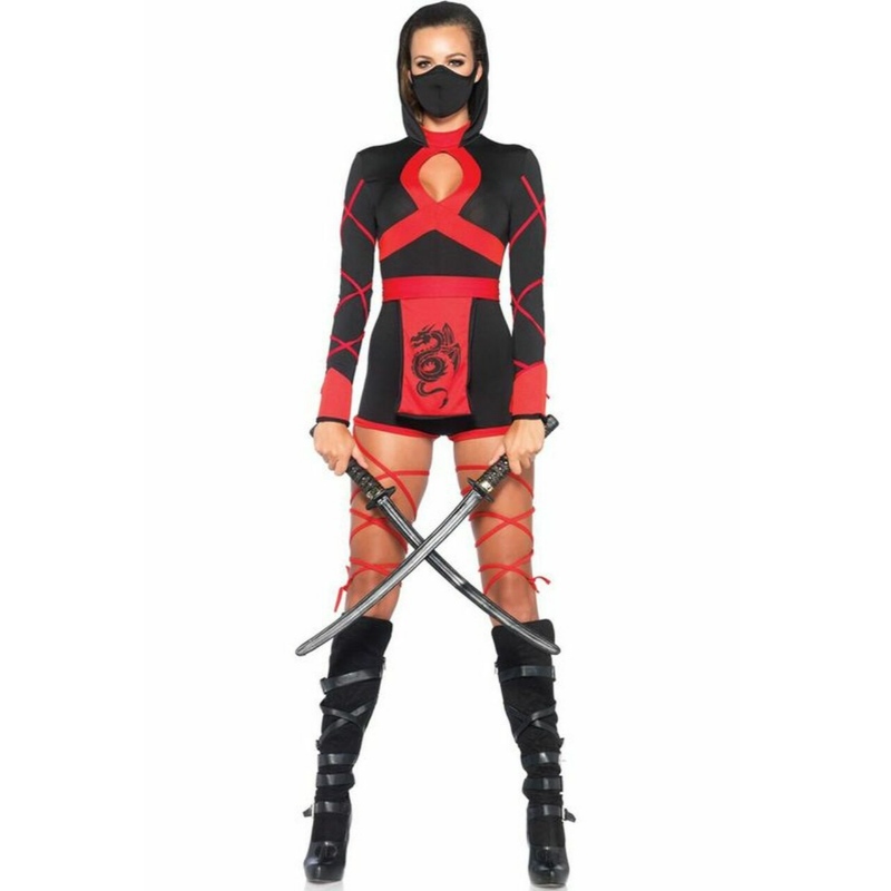 DRAGON NINJA kostüüm näomaskiga