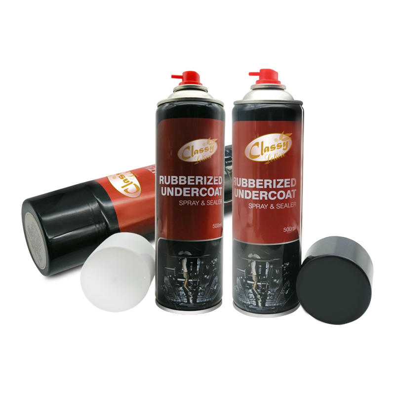 Péint ghluaisteáin a thriomú go tapa faoi phéint spraeála aerasóil faoi rubberized