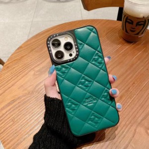 Cás Fón Pearsantachta Sheepskin Oiriúnach do Apple, Samsung, Huawei, Xiaomi agus fóin phóca eile, iPhone14 Cás leathair cosanta lingwen laitíse iPhone14, dearadh sliogán bog timpeall, mothú compordach, friotaíocht maith titim t...