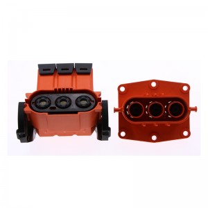 Feithiclí Fuinnimh Nua Ceanglóir Reatha Ard Reatha 200A 3 Pholl Plug Plug Plug Ceanglóir Láimhseáil