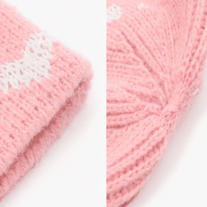 Snáth Machnamhach Jacquard Cniotáilte Hat