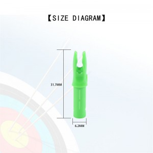 Nock Arrow Arrow ElonGarrow le haghaidh Accessories Arrow Alúmanaim Alúmanaim Carbóin Nock