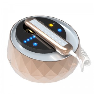 RF Minicíocht Raidió Meaisín Facial agus Craiceann Comhlachta Meaisín géaraithe, laghdaigh roic, acne, puffiness málaí súl, ardú craicinn coirp, feabhas