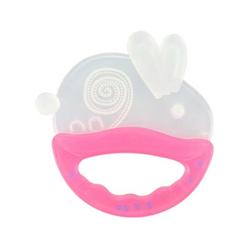 Bréagáin silicone linbhneamhthocsaineach BPA grád bia saor in aisce grád greannmhar chew silicone teether do leanaí óganaíonáin teething