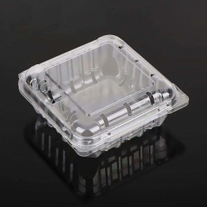 125g mórdhíola trédhearcach clamshell Blueberry Clamshell Coimeádán Torthaí Pacáistiú