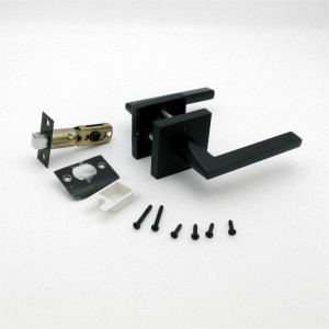 S7503 Lever Doras Príobháideachta Do Doirse Seomra Leapa agus Seomra Folctha Dubh Matte Black