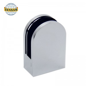 Díol te seomra folctha cruach dhosmálta gloine clamp gloine gloine gabhálais crua -earraí crua -earraí clamp ráille gloine