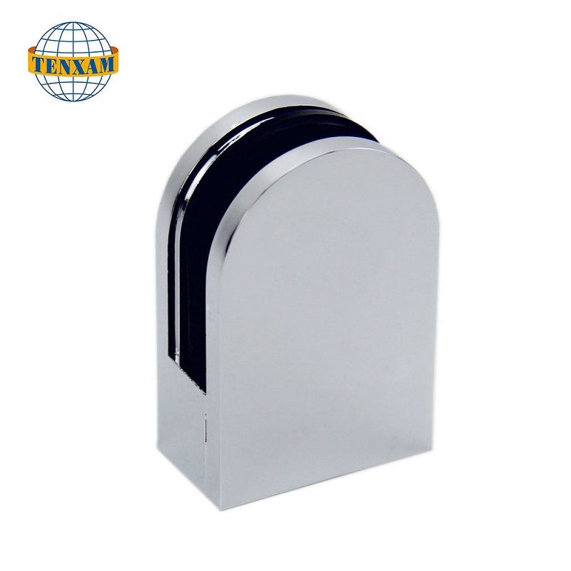 Díol te seomra folctha cruach dhosmálta gloine clamp gloine gloine gabhálais crua -earraí crua -earraí clamp ráille gloine