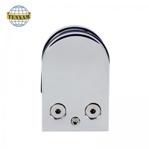 Díol te seomra folctha cruach dhosmálta gloine clamp gloine gloine gabhálais crua -earraí crua -earraí clamp ráille gloine