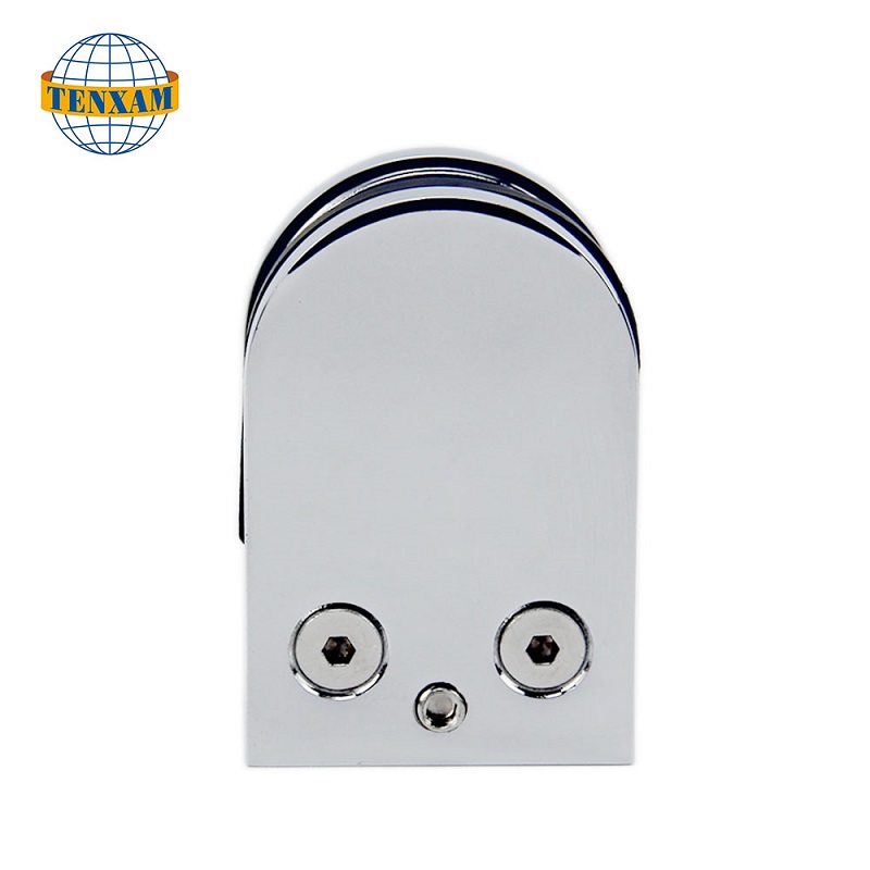 Díol te seomra folctha cruach dhosmálta gloine clamp gloine gloine gabhálais crua -earraí crua -earraí clamp ráille gloine