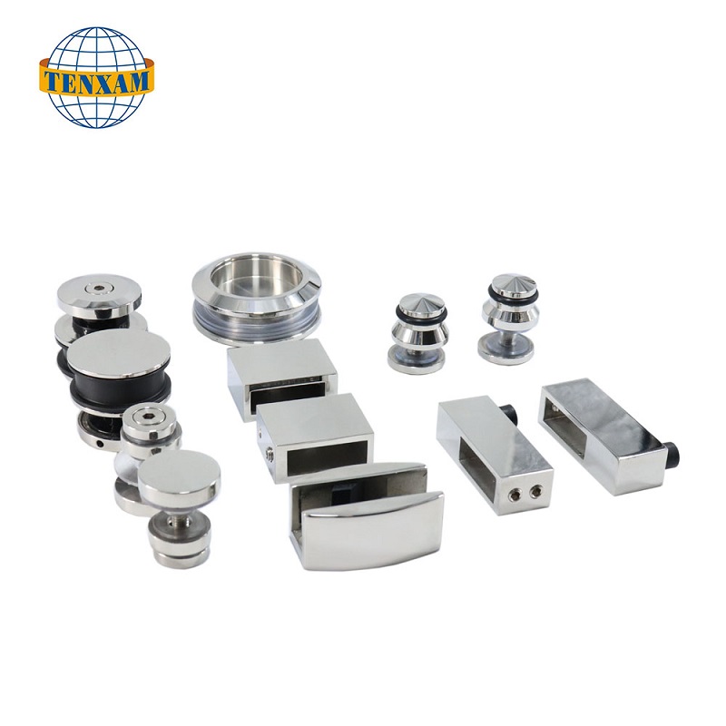 Cithfholcadh gloine cruach dhosmálta feistis crua -earraí dorais sleamhnáin le seomra folctha sorcóir sleamhnáin doras sleamhnáin