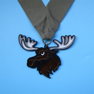 Dearadh Speisialta Bonn Saincheaptha Do Bhonn Cóimhiotail Spóirt Féin le Lanyard