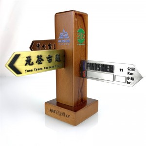 Marathon Finisher Óir Miotal 3D Oneway 3D